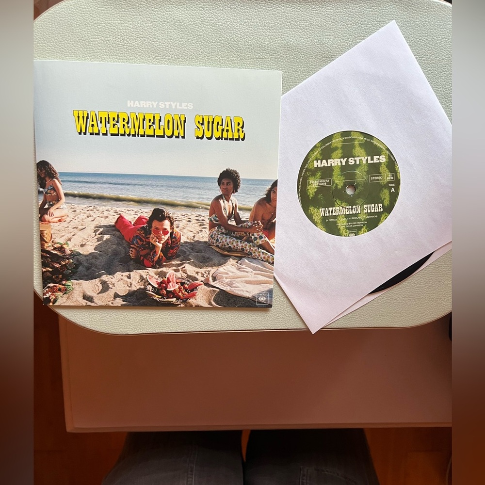 Harry Styles Limited Edition 7 inch vinyl of Watermelon Sugar!